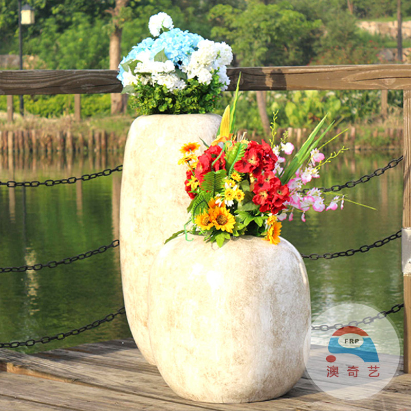 玻璃钢花箱花池